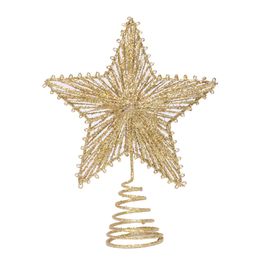 ACESSORIO PARA ARVORE TOPO ESTRELA OURO