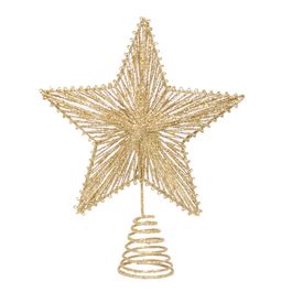 ACESSORIO PARA ARVORE TOPO ESTRELA OURO