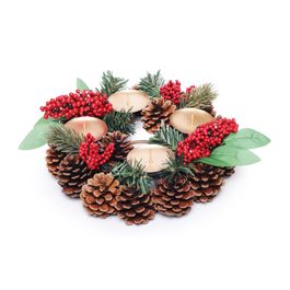 PORTA VELAS VERMELHO / VERDE ESCURO / OURO