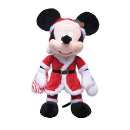 Mickey Noel Com Candy Cane Vermelho Branco Preto