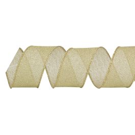 Fita Tela Glitter Ouro