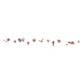 CORDÃO 20 LEDS FRUTAS BRANCO/VERMELHO/MARROM 3AA