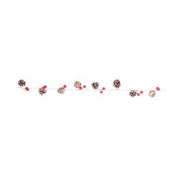 CORDÃO 20 LEDS FRUTAS CLARA/VERMELHO/MARROM 3AA