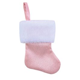 Enfeite Natalino Rosa Claro / Branco