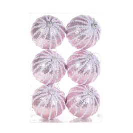 Bola Com Listras Rosa/Branco