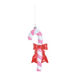 Enfeite Bengala Doce Rosa Branco Vermelho