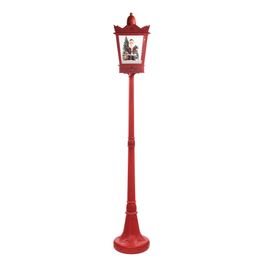 Poste Decorativo Vermelho Branco