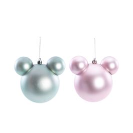 Enfeite Bola Rosa Verde