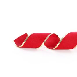 Fita Lisa Rolo Profissional Vermelho