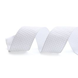 Fita Aramada Quadriculada Branco