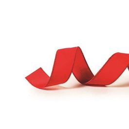 Fita Veludo Lisa Vermelho