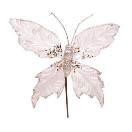 BORBOLETA DECORATIVA ROSA CLARO
