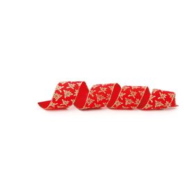 Fita Pinheiro Vermelho/Ouro