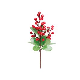 GALHOS DECORATIVOS CURTO VERMELHO / VERDE ESCURO