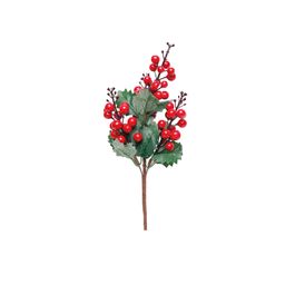 GALHOS DECORATIVOS CURTO VERMELHO / VERDE ESCURO