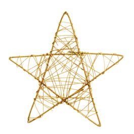Estrela Rattan Ouro