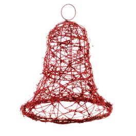 Sino Decorativo Rattan Vermelho