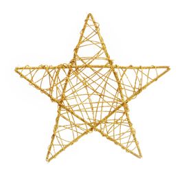 Estrela Rattan Ouro