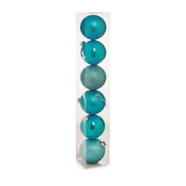 Bolas Tubo Brilhante E Glitter Azul Claro