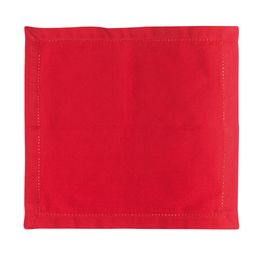 Guardanapo De Tecido Liso Vermelho
