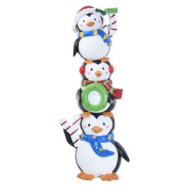 Animais Decorativos Pinguim Modelo 021257 Branco / Preto