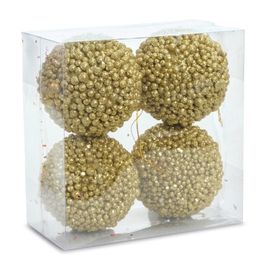 Bola Com Glitter Ouro