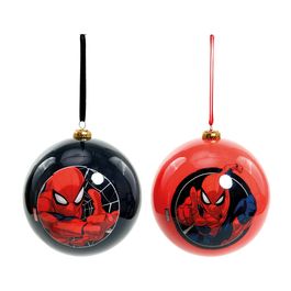 Enfeite Bola Vermelho Preto Branco