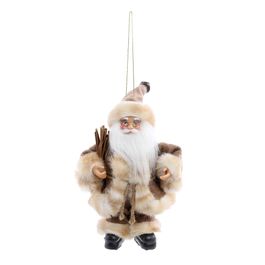 ENFEITE PAPAI NOEL MARROM