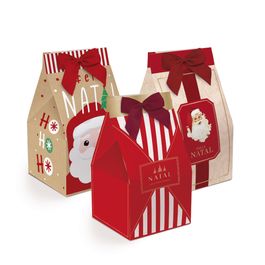 Caixa Panetone Trapézio Sortido Natal Colorido