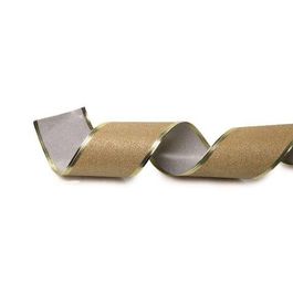 Fita Tela Glitter Ouro