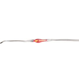 Cordão 30 Leds Vermelho Fio Prata A Pilha