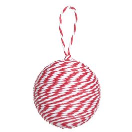 Bola Cordas Vermelho/Branco