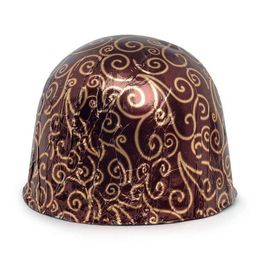 Folha Chumbo Arabesco Marrom