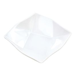 Bowl Quadrado Melamina Branco