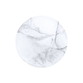 Prato De Mesa Melamina Branco / Cinza