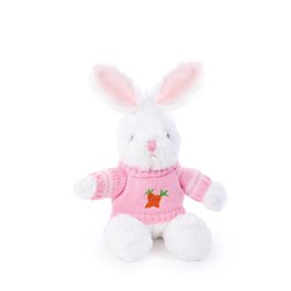 Coelho Pelucia C/Sueter Ros/Bco P (Kids) C/1 UN