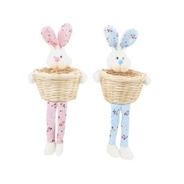 Cesta Dec C/Pelucia Sort Floral Clr 11Cm  (Mini Cesta) C/1 UN