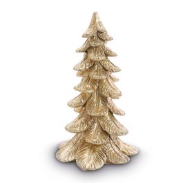ARVORE EM RESINA DOURADO