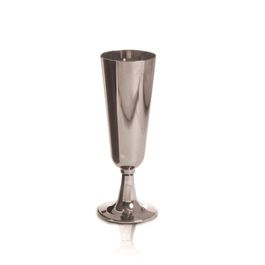 Linha Premium Taça Champagne Liso Prata