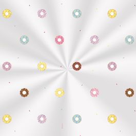 Saco Transparente Donuts Colorido