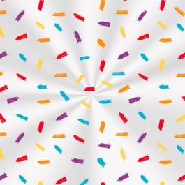 Saco Transparente Pinceladas Colorido