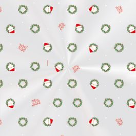 Saco Transparente Guirlanda Colorido