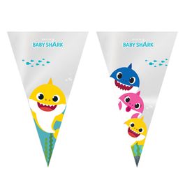 Cone Festa Baby Shark Colorido