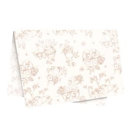 Papel Seda Clássico Francês Marrom