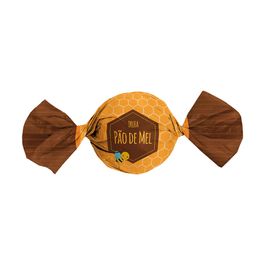 Folha para Trufa Pão de Mel Laranja / Marrom