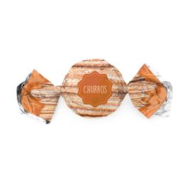 Folha para Trufa Churros Laranja