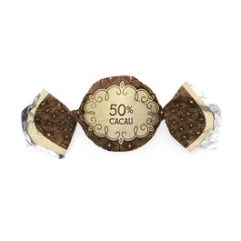 Folha para Trufa Gostosura 50% Cacau Marrom / Ouro