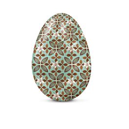 Folha Chumbo Flor De Cacau Azul Turquesa