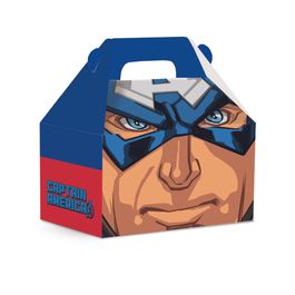 Caixa Maleta Kids Capitão América Azul