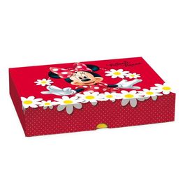 Caixa Retangular Tampa/Fundo New Minnie Spring Vermelho